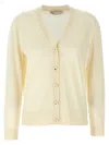 Tory Burch Simone Cardigan In White