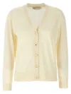 Tory Burch Simone Cardigan In White