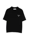 Tory Burch Simone Wool T-shirt In Black