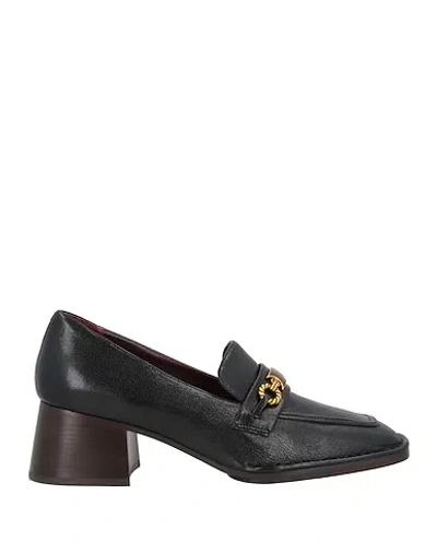 Tory Burch Simple Loafers In Black