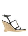 Tory Burch Simple Platform Sandals In Black