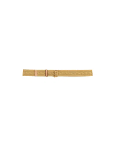 Tory Burch Simple Solid Color Belt In Orange
