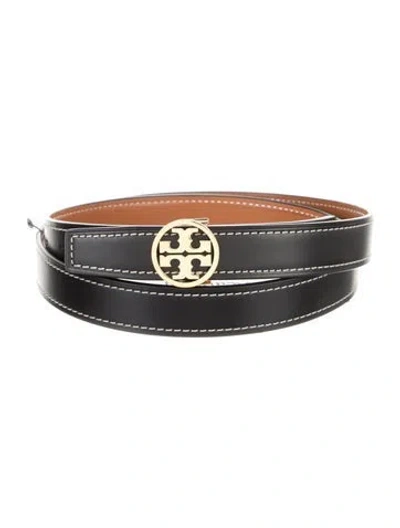 Pre-owned Tory Burch Skinny Leather Belt Kit In Multi