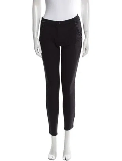Pre-owned Tory Burch Skinny Leg Pants In Black