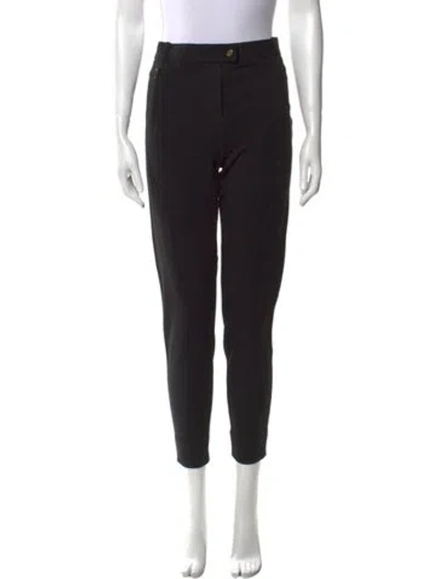 Pre-owned Tory Burch Skinny Leg Pants In Black