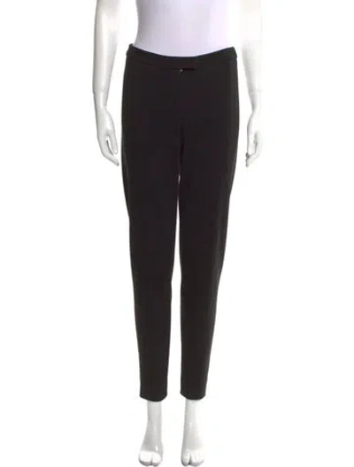 Pre-owned Tory Burch Skinny Leg Pants In Black