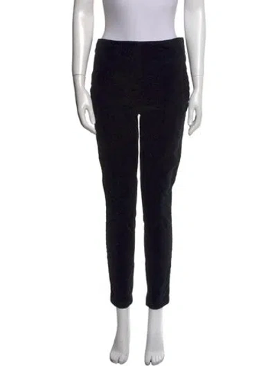 Pre-owned Tory Burch Skinny Leg Pants In Black