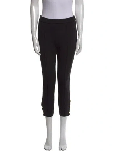 Pre-owned Tory Burch Skinny Leg Pants In Black