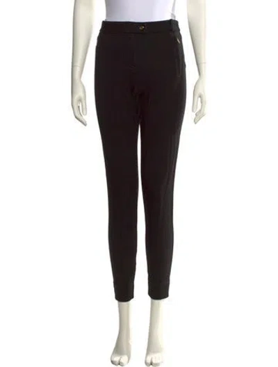 Pre-owned Tory Burch Skinny Leg Pants In Black