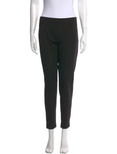 Pre-owned Tory Burch Skinny Leg Pants In Black