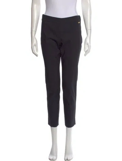 Pre-owned Tory Burch Skinny Leg Pants In Black