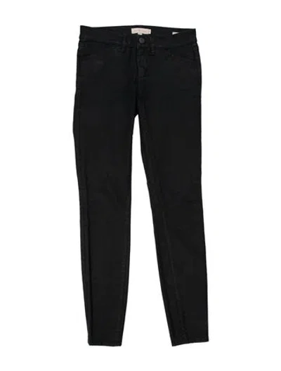 Pre-owned Tory Burch Skinny Leg Pants In Black