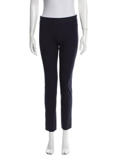 Pre-owned Tory Burch Skinny Leg Pants In Blue