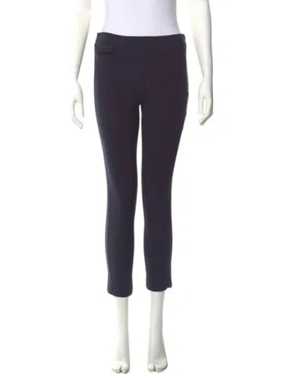 Pre-owned Tory Burch Skinny Leg Pants In Blue