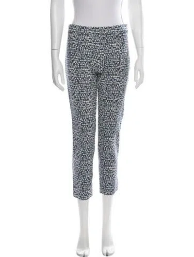 Pre-owned Tory Burch Skinny Leg Pants In Blue