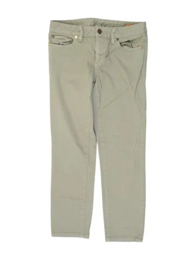 Pre-owned Tory Burch Skinny Leg Pants In Neutral
