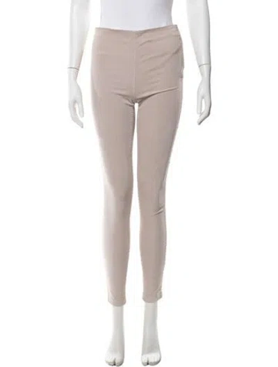 Pre-owned Tory Burch Skinny Leg Pants In Neutral