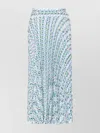 Tory Burch Skirt High-waisted Printed Buckle Detail