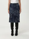 Tory Burch Skirt  Woman Color Multicolor In Blue