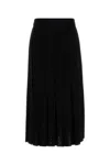 Tory Burch Black Viscose Blend Skirt