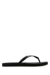 Tory Burch Slate Rubber Kira Thong Slippers In Black