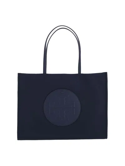 Tory Burch Sleek Polyamide Mini Shoulder Bag In Blue