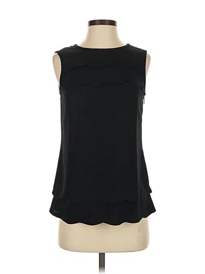 Pre-owned Tory Burch Sleeveless Blouse In Black