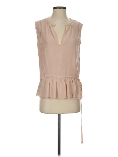 Pre-owned Tory Burch Sleeveless Blouse In Brown