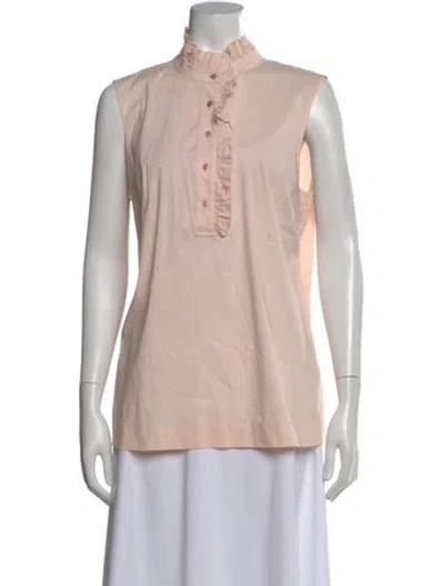 Pre-owned Tory Burch Sleeveless Blouse In Pink