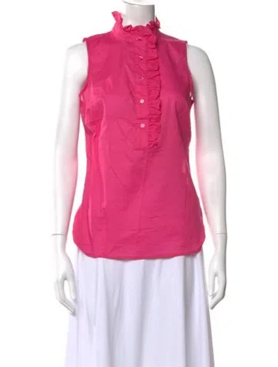 Pre-owned Tory Burch Sleeveless Blouse In Pink