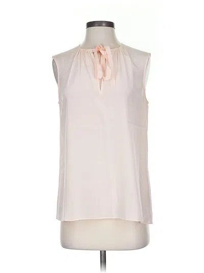 Pre-owned Tory Burch Sleeveless Silk Top Pink Halter Neckline Tops