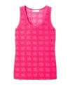 Tory Burch Sleeveless Textured Tank Top
