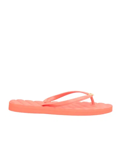 Tory Burch Slides And Slippers In Orange