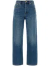 Tory Burch Cropped Pants In Blue
