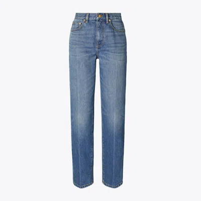 Tory Burch Slim Jean In Brown