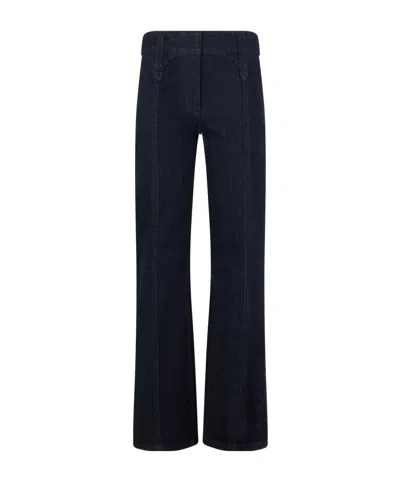 Tory Burch Slim Leg Jeans In Blue