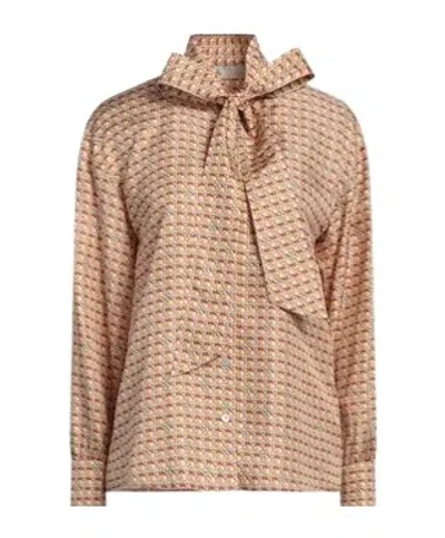 Tory Burch Slim-fit Long-sleeve Shirt In Brown