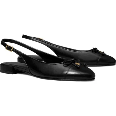 Tory Burch Slingback Cap Toe Flat