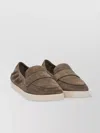 Tory Burch Brown Loafers With Logo Plaque On The Front And Slip-on Design