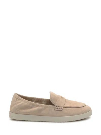 Tory Burch Slip-on Ballet Sport Loafers In Sand Nude