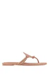 Tory Burch Rhinestone-covered Miller Thong Slippers In Printed