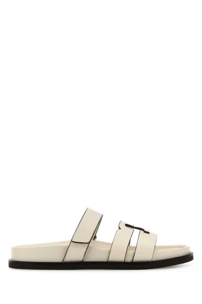 Tory Burch Slippers In White