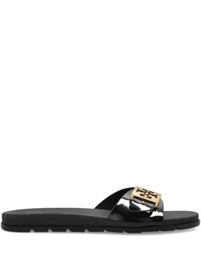 TORY BURCH SLIPPERS WITH GOLD BUCKLE TORY BURCH