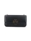 Tory Burch Small Black Calf Leather Eleanor Crossbody Bag