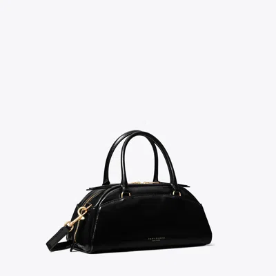 Tory Burch Small Bowler Top Handle Bag In Black