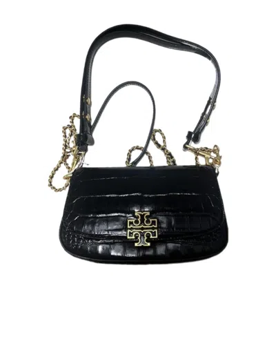 Tory Burch Small Britten Shoulder Bag In Black