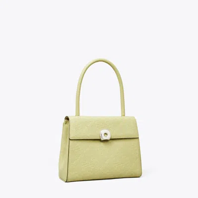 Tory Burch Small Deville Prismatic Logo Bag In Yellow