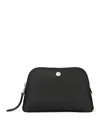Tory Burch Small Dome Nylon Cosmetic Bag In Black