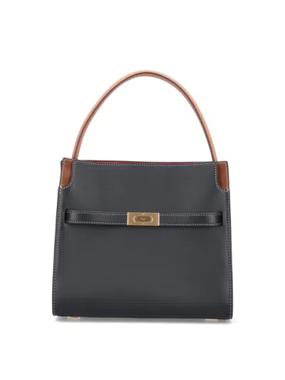 Tory Burch Petite Lee Radziwill Double Bag Black