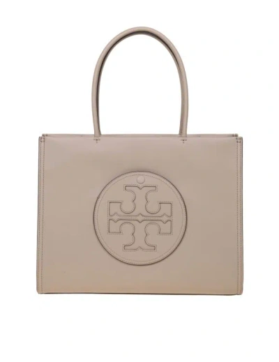 Tory Burch Small Eco Ella Shopping Bag Color Taupe In Neutrals